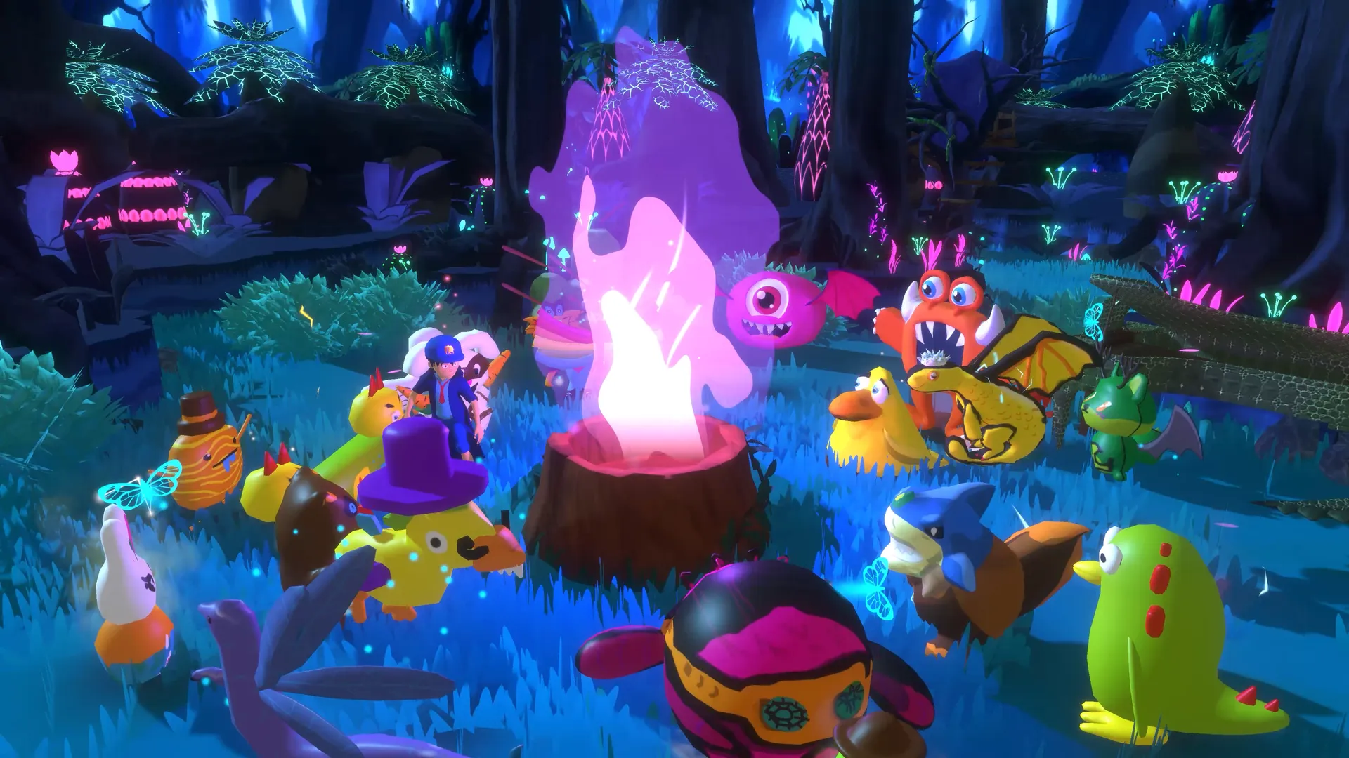Storytelling around the campfire